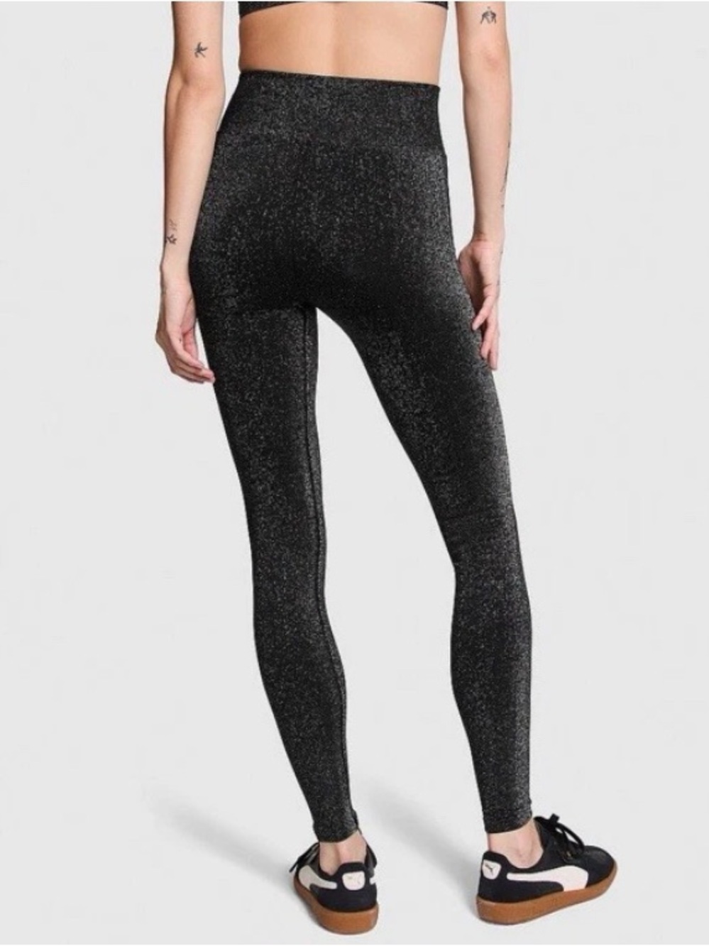 Victoria's Secret Pink Seamless Shimmer Classic Leggings Size Medium